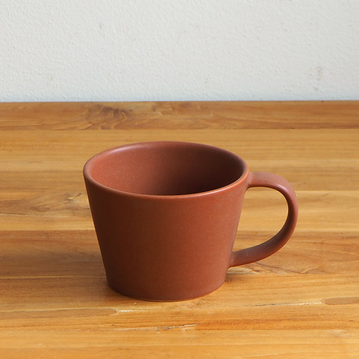 【プロキッチン別注】SAKUZAN　Sara　コーヒーカップ　キャラメルブラウン　※