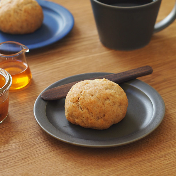 【プロキッチン別注】SAKUZAN　Sara　プレート　14cm　ディムグレー