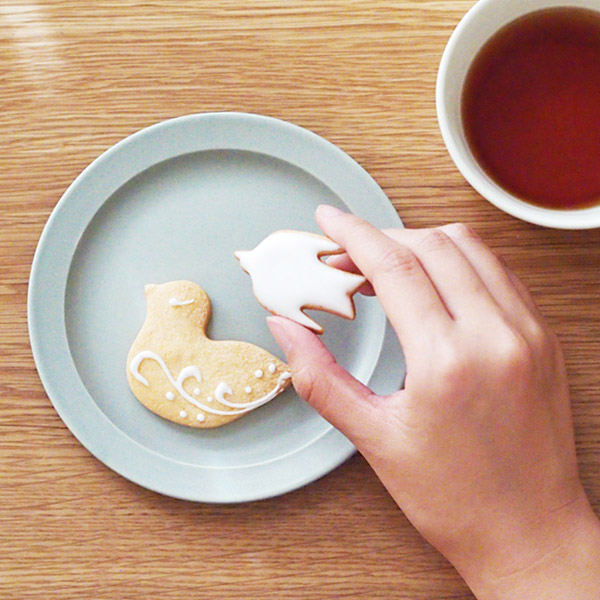 SAKUZAN　Sara　プレート　14cm　グレー