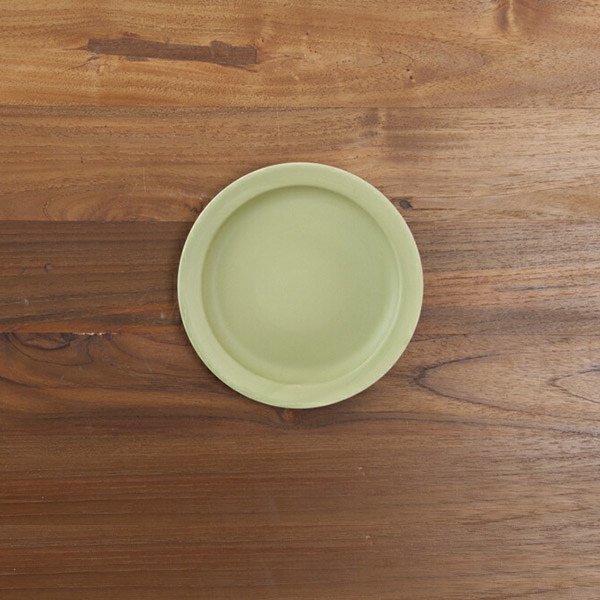 【取扱終了0619】SAKUZAN　Sara　プレート　14cm　モスグリーン　※