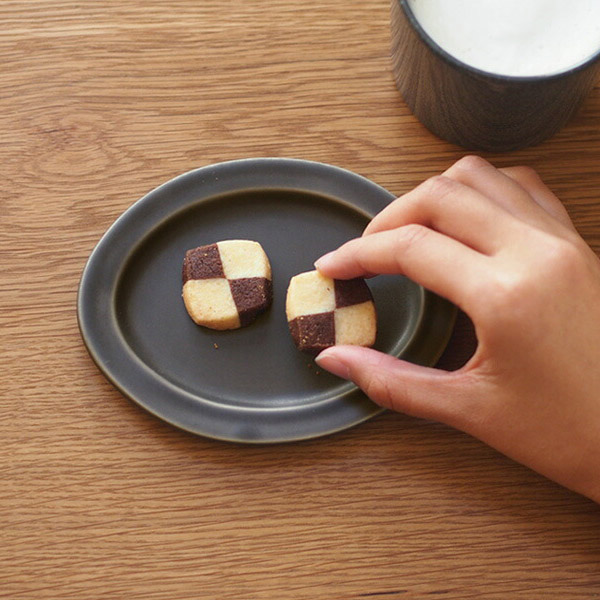 【プロキッチン別注】SAKUZAN　Sara　オーバル　S　ディムグレー