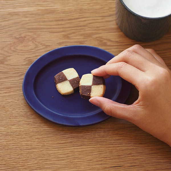 【プロキッチン別注】SAKUZAN　Sara　オーバル　S　ネイビーブルー