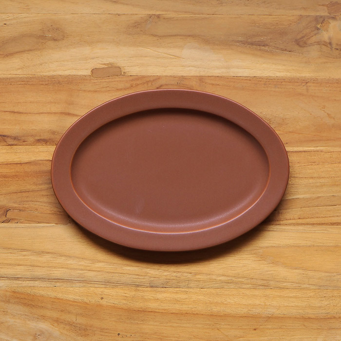 【プロキッチン別注】SAKUZAN　Sara　オーバル　M　キャラメルブラウン　※