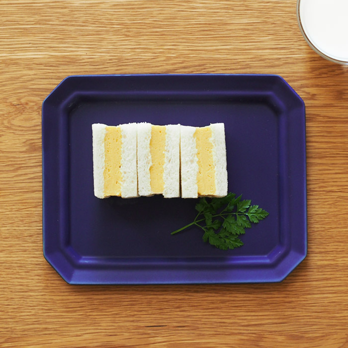 【プロキッチン別注】SAKUZAN　Sara　スクエア　M　ネイビーブルー※