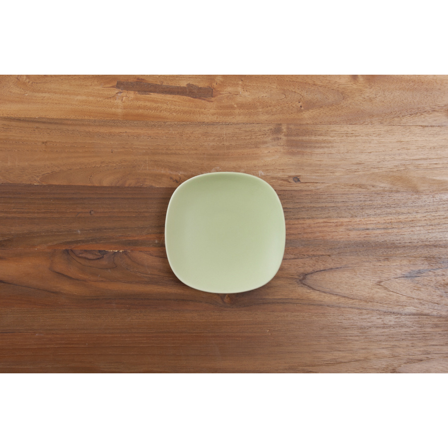 【取扱終了0817】SAKUZAN　Sara　ロータス　小皿　モスグリーン　※