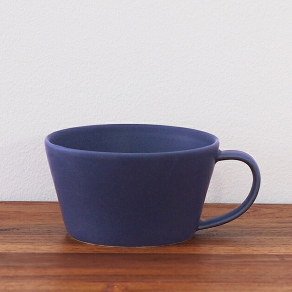 【取扱終了0226】【プロキッチン別注】SAKUZAN　Sara　スープカップ　ネイビーブルー※