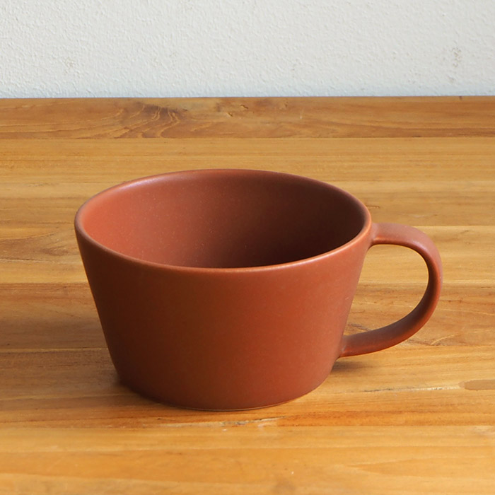 【プロキッチン別注】SAKUZAN　Sara　スープカップ　キャラメルブラウン　※