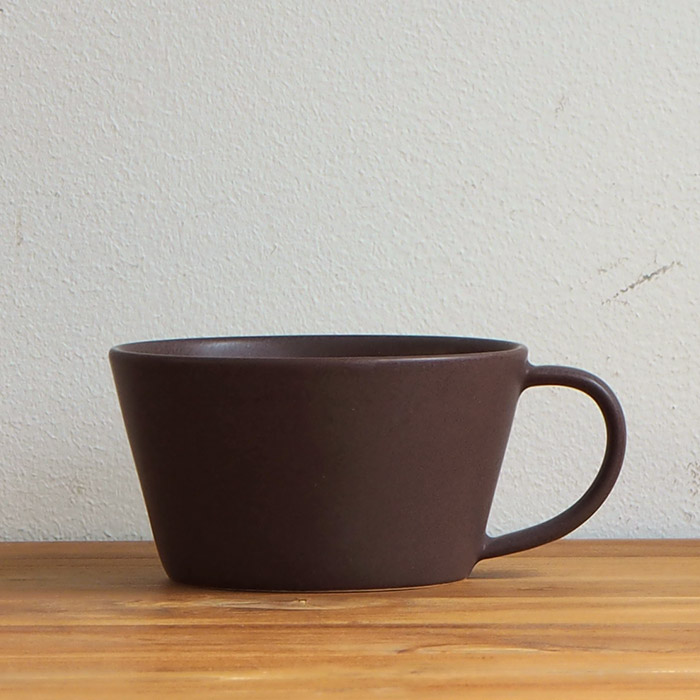 【プロキッチン別注】SAKUZAN　Sara　スープカップ　チョコレートブラウン
