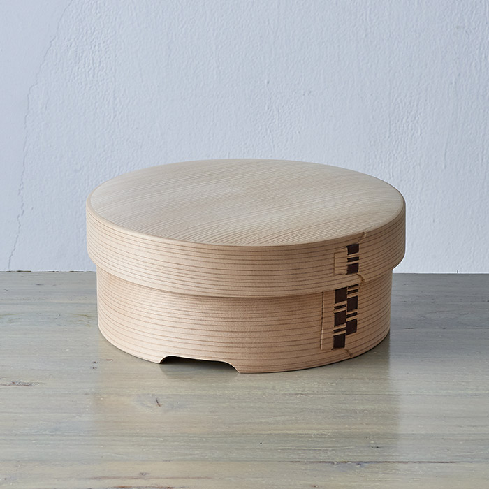 栗久　おひつ　3合　浅型　脚付き