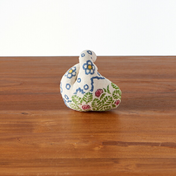 真工藝　木版手染めぬいぐるみ　干支シリーズ・仔　巳　へび