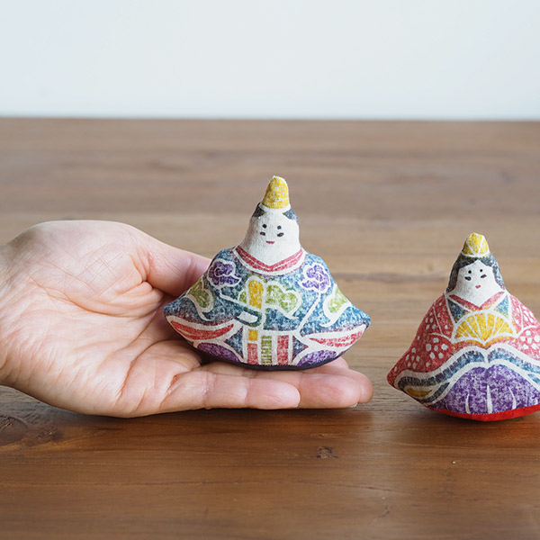 ■【セット】お雛様を飾りましょう　雛飾りセット　真工藝＆半月盆S