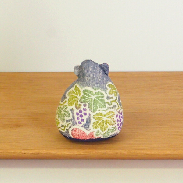 真工藝　木版手染めぬいぐるみ　干支シリーズ・親　申　さる