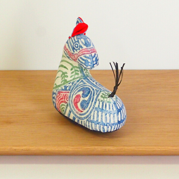 真工藝　木版手染めぬいぐるみ　干支シリーズ・親　午　うま