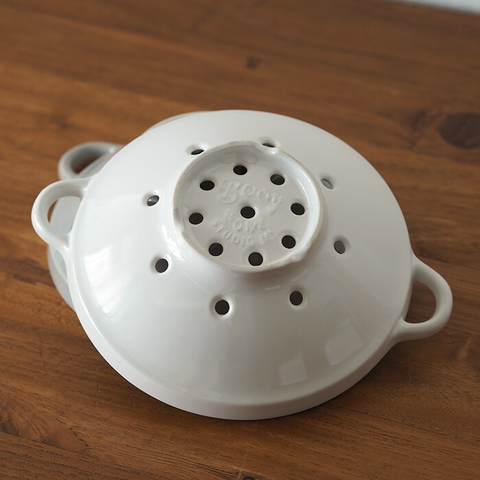 【4月より値上げ】スタジオエム　ベリーボウル　白　/　STUDIO　M'　Berry　BOWL