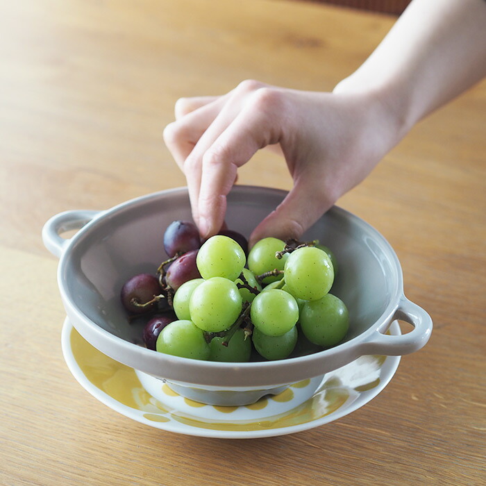 【4月より値上げ】スタジオエム　ベリーボウル　グレー　/　STUDIO　M'　Berry　BOWL