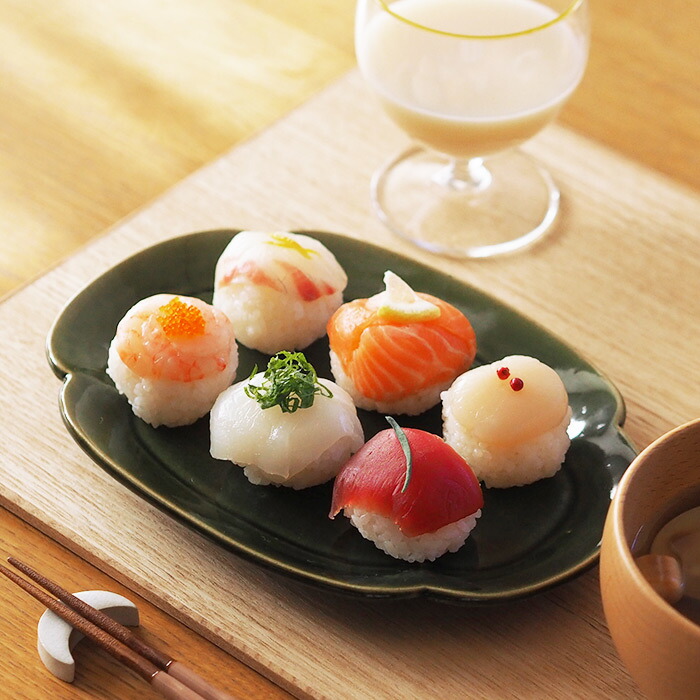 スタジオエム　リアン　焼物皿　織部　/　STUDIO　M'　lien