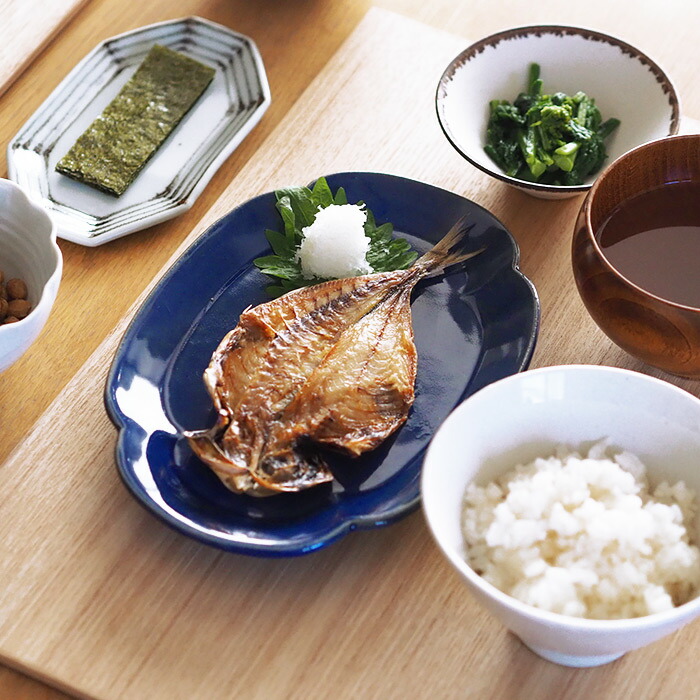 スタジオエム　リアン　焼物皿　藍　/　STUDIO　M'　lien