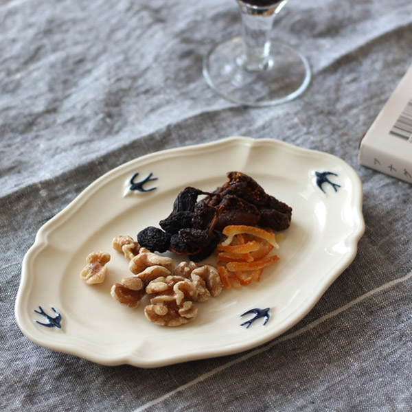 【4月より値上げ】スタジオエム　アーリーバード　オーバルプレート　S　/　STUDIO　M'　EARLY　BIRD