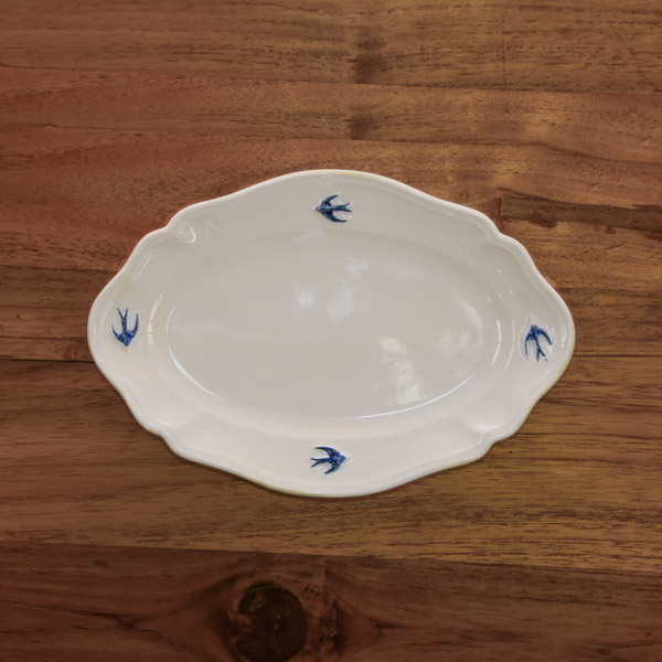 【4月より値上げ】スタジオエム　アーリーバード　オーバルプレート　L　/　STUDIO　M'　EARLY　BIRD