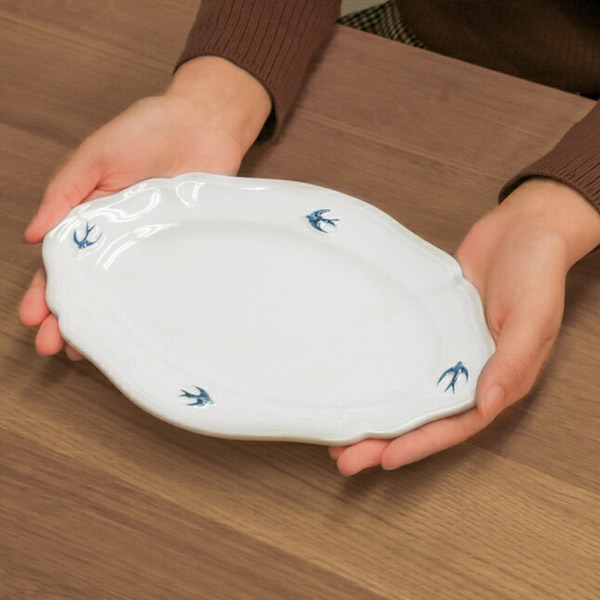 【4月より値上げ】スタジオエム　アーリーバード　オーバルプレート　L　/　STUDIO　M'　EARLY　BIRD