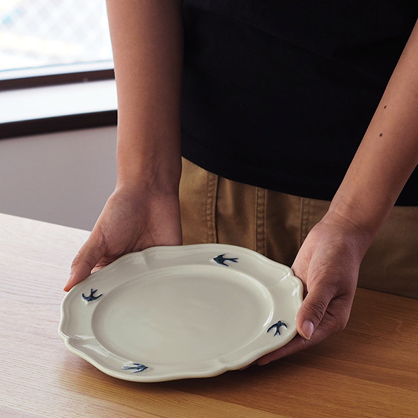 【4月より値上げ】スタジオエム　アーリーバード　ラウンドプレート　L　/　STUDIO　M'　EARLY　BIRD