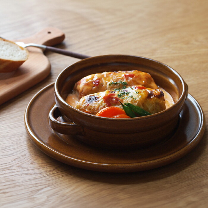 スタジオエム　カネル　プレートL　カラメル　/　STUDIO　M'　Cannelle