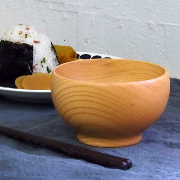 ソノベ　めいぼく椀　けやき　中　/　SONOBE