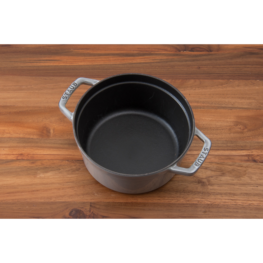 ストウブ　ピコココット　ラウンド　20cm　グレー　/　staub