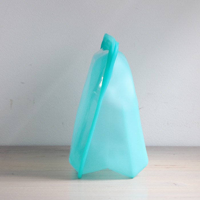 スタッシャー　シリコーンバッグ　スタンドアップ　メガ　アクア　/　stasher