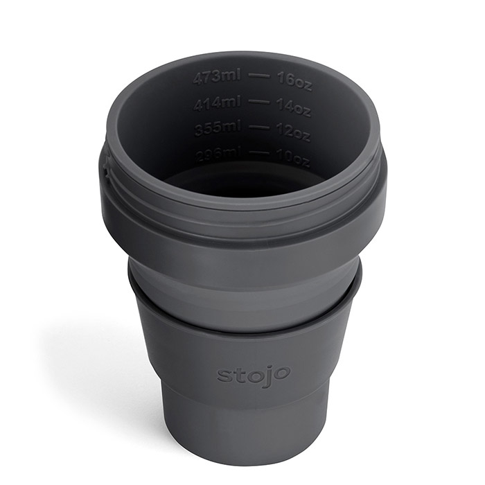 ストージョ　ビギー　470ml　カーボン　/　stojo