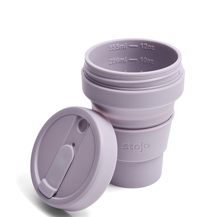 ストージョ　ポケットカップ　355ml　ライラック　/　stojo