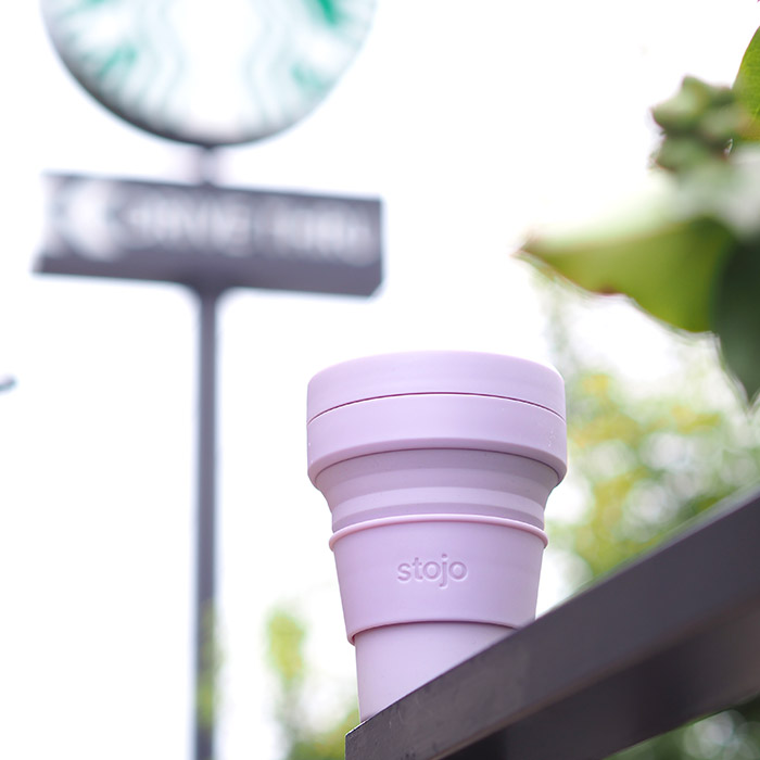 ストージョ　ポケットカップ　355ml　ライラック　/　stojo