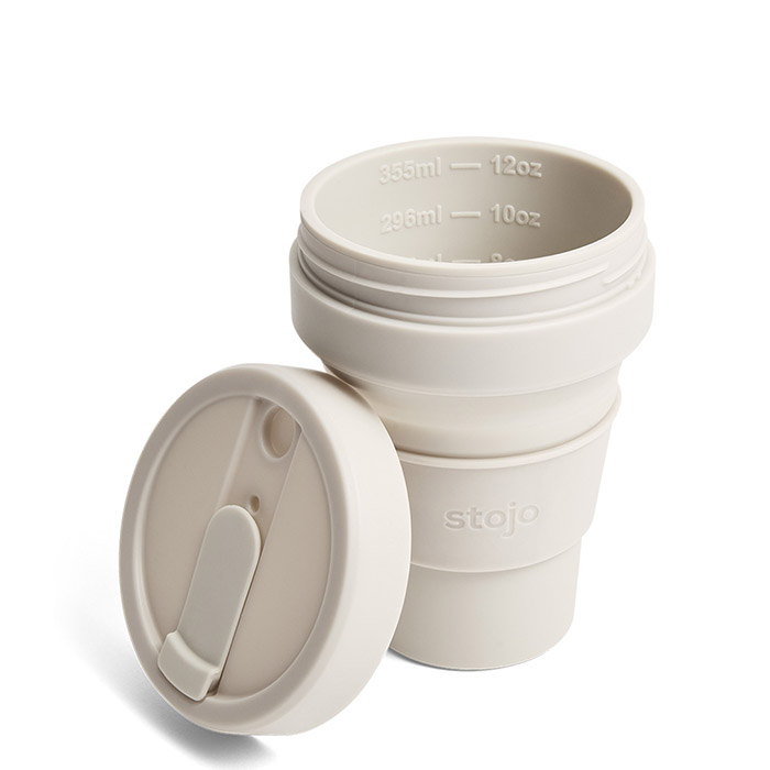 ストージョ　ポケットカップ　355ml　オーツ　/　stojo