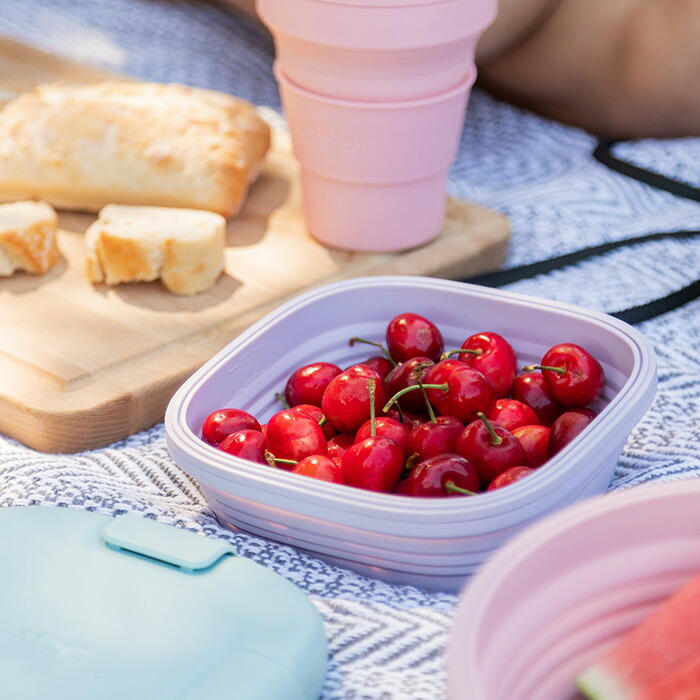 ストージョ　ランチボックス　ライラック　700ml　/　stojo