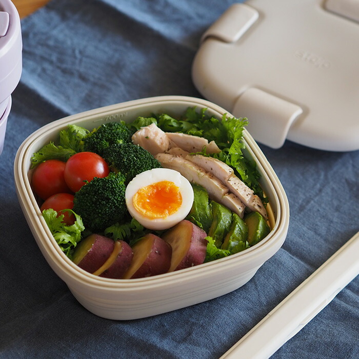 ストージョ　ランチボックス　オーツ　700ml　/　stojo