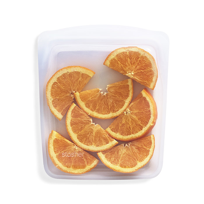 スタッシャー　シリコーンバッグ　EZクォート　クリア　/　stasher