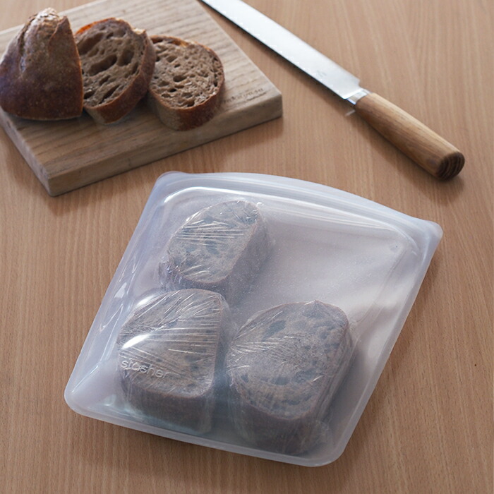 スタッシャー　シリコーンバッグ　EZクォート　クリア　/　stasher