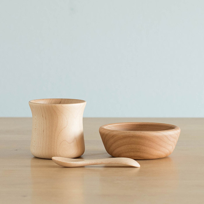 スナオラボ　きのこのうつわ　あか茶　/　SUNAOLAB.