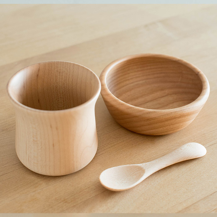 スナオラボ　きのこのうつわ　あか茶　/　SUNAOLAB.