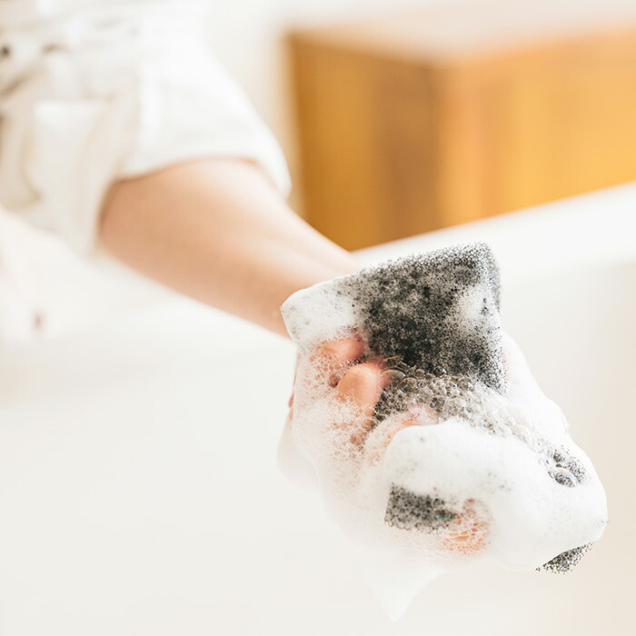 サンサンスポンジ　ブラック　4個セット　/　Sunsun　Sponge