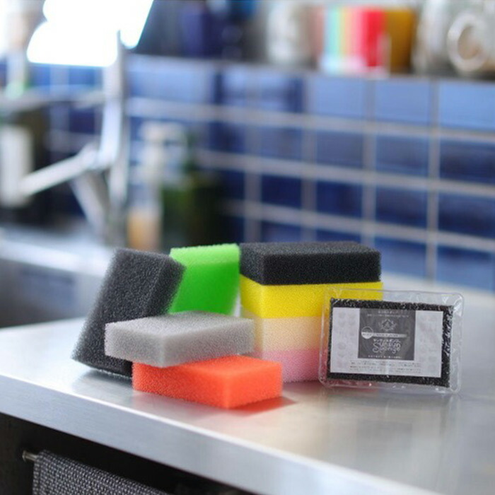 サンサンスポンジ　ブラック　4個セット　/　Sunsun　Sponge