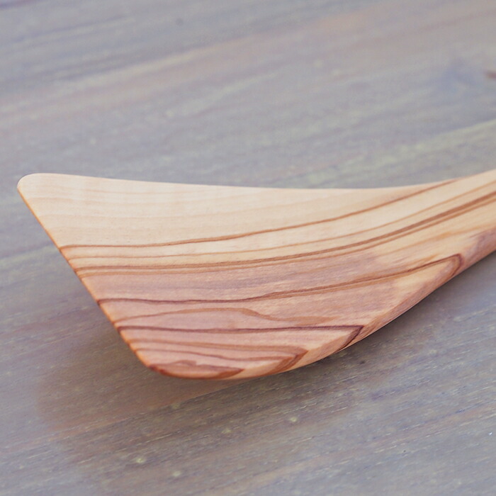 【取扱終了0312】【取扱終了0302】スキャンウッド　ワイドスパチュラ　28cm　オリーブウッド　/　ScanWood　※