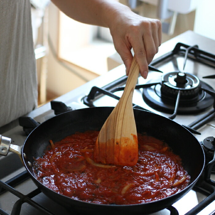 【取扱終了0312】【取扱終了0302】スキャンウッド　ワイドスパチュラ　28cm　オリーブウッド　/　ScanWood　※