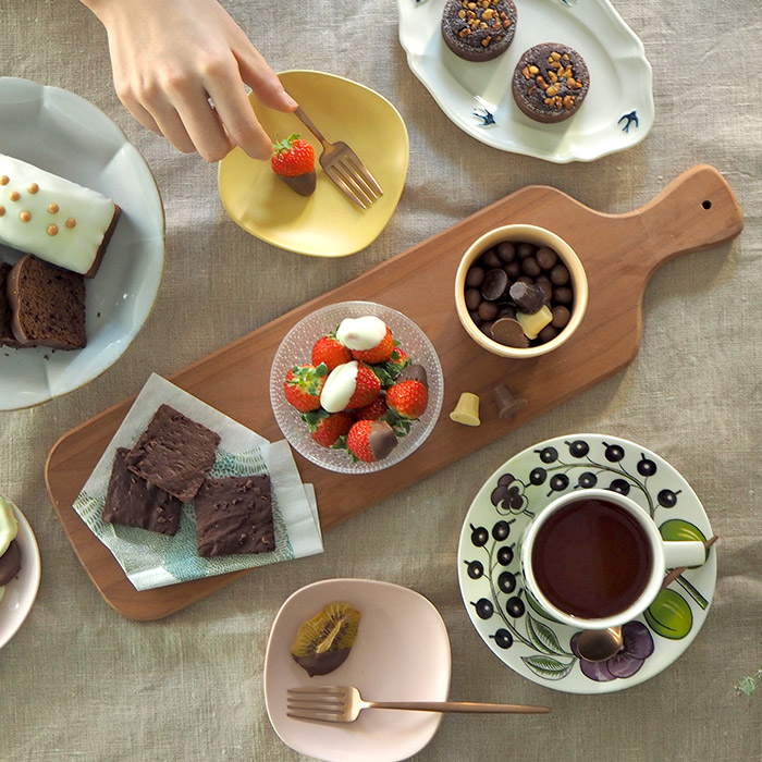 【取扱終了0501】スキャンウッド　カッティングボード　50x14x1.5cm　チェリー　/　ScanWood　※