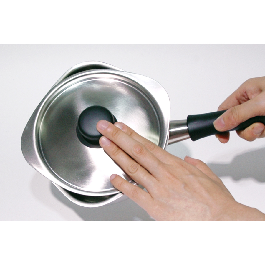 柳宗理　ステンレス片手鍋　18cm　つや消し　/　Sori　Yanagi