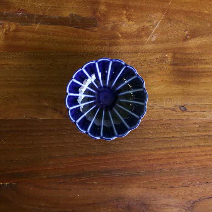 トウジキトンヤ　ぎやまん　高台珍味　茄子紺　/　TOJIKI　TONYA