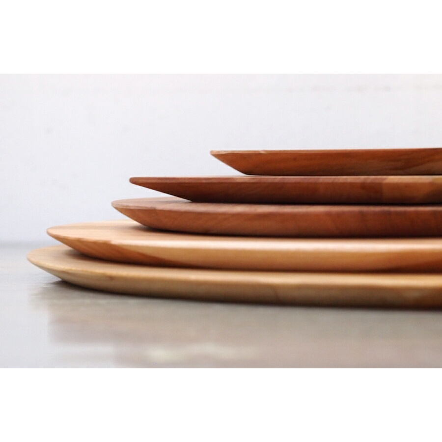 【4月より値上げ】【プロキッチンオリジナル】木の丸い小皿　桜　/　PROKITCHEN