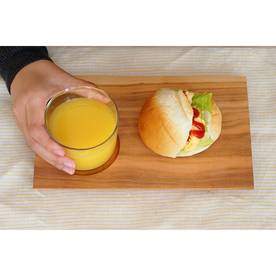 【4月より値上げ】【プロキッチンオリジナル】木のカフェトレイ　桜　24×15cm　/　PROKITCHEN