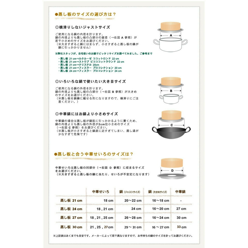 蒸し板　21cm