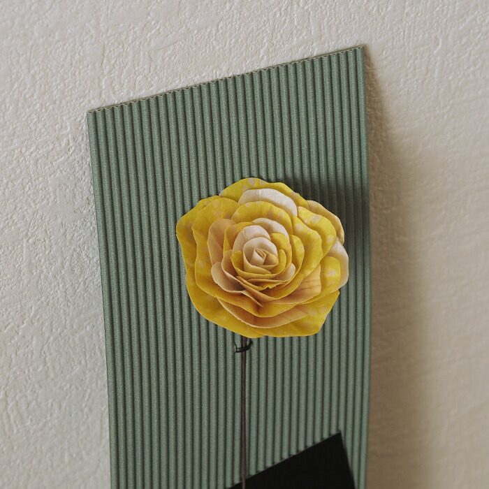 木のお花　かなばフラワー　バラ　季節の花大一輪　/　土佐草木花